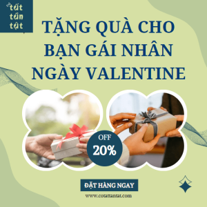 tặng quà cho bạn gái nhân ngày Valentine